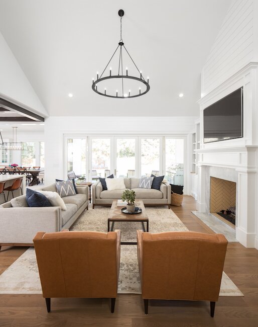 Modern Living Room Design Photo by Two Peas & Their Pod | Wayfair